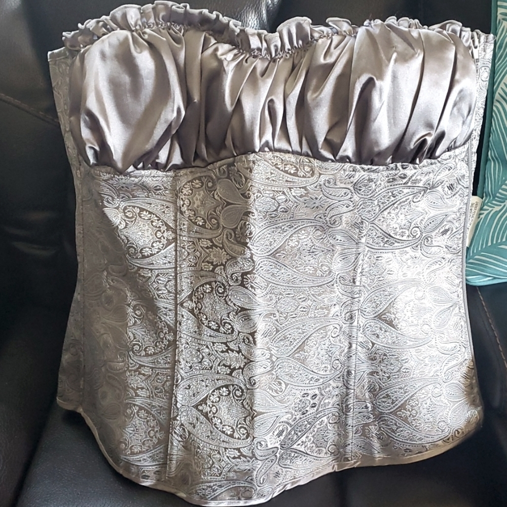 NWT Silver Corset